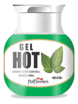 Gel Aromatizante Menta Hot Flowers 35 ml com efeito de aquecimento