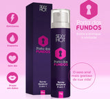 Gel Lubrificante Anal 3 em 1 Porta dos Fundos Sexy Hot Spray 15ml