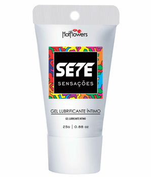 Gel lubrificante íntimo Sete Sensações deslizante