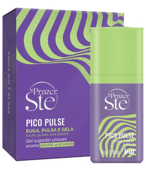 Gel de Massagem INTT Pico Pulse Uva Verde com efeito sensorial