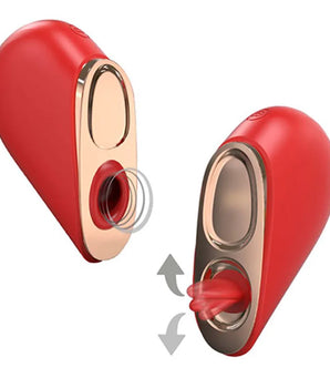 Heartbreak Estimulador Clitoriano Duplo com Língua Mágica e Ondas de Pressão - My Secret