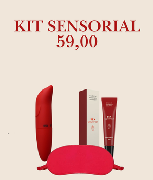 Kit sensorial para casal com vibrador golfinho, venda para os olhos e gel comestível de morango
