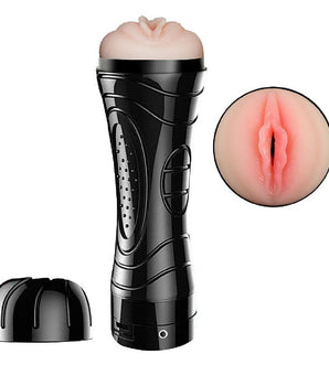 Masturbador masculino em Cyberskin com textura interna