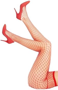 Meia-calça arrastão feminina com trama larga