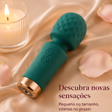 Mini Varinha Mágica Hero com 10 vibrações em silicone