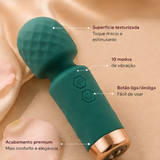 Mini Varinha Mágica Hero com 10 vibrações em silicone