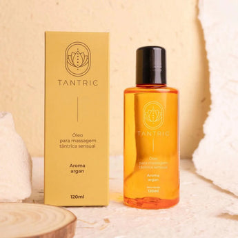 Óleo para massagem corporal e íntima Mystic Tantra Argan 120ml