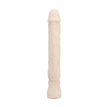 Pênis realístico duplo com vibração em TPE 22 cm