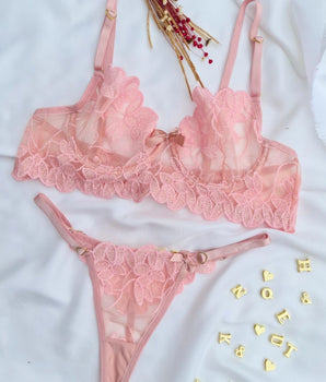 Conjunto Pétala Rosa