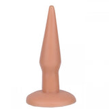 Plug anal anatômico medindo 12 x 2,5 cm