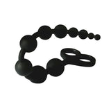 Plug anal escalonado em silicone com 34 cm
