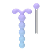 Plug anal escalonado vibratório com 10 modos de vibração