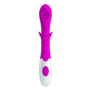 Vibrador Pretty Love Moth para ponto G e clitóris com estimulador em formato de borboleta