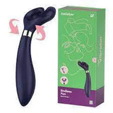 Satisfyer Andless Fun Vibrador Massageador Recarregável com 3 Motores Individuais e 100 Combinações de Vibrações - My Secret