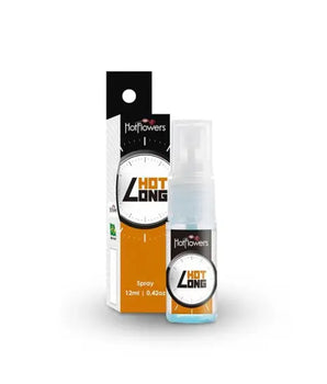 Spray Retardante Masculino Hot Long Hot Flowers 12ml