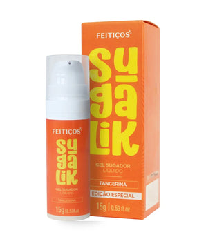 Sugalik - Sugador Líquido - Sabor Tangerina - 15g