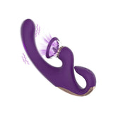 Vibrador Amazing Toy Roxo para ponto G e clitóris recarregável