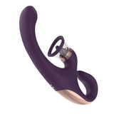 Vibrador Amazing Toy Roxo para ponto G e clitóris recarregável