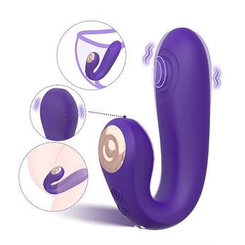 Vibrador Bobby para ponto G e clitóris recarregável
