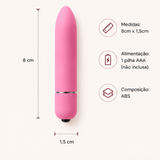 Vibrador Bullet pequeno e potente para primeira experiência