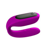 Vibrador de casal recarregável com controle remoto sem fio
