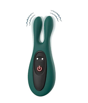 Vibrador Coelho Verde para ponto G e clitóris com 9 modos de vibração