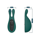 Vibrador Coelho Verde para ponto G e clitóris com 9 modos de vibração