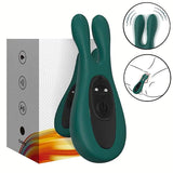 Vibrador Coelho Verde para ponto G e clitóris com 9 modos de vibração
