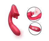 Vibrador Condice S-Hande com língua oscilante e movimento vai e vem