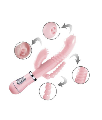 Vibrador Ponto G Recarregável SI com 10 modos de vibração