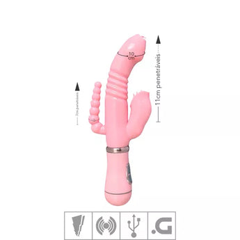 Vibrador Ponto G Recarregável SI com 10 modos de vibração