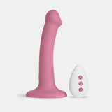 Vibrador realístico recarregável Go Vibe Nina rosa com ventosa