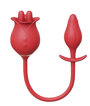 Vibrador Rosa com língua estimuladora para clitóris e ponto G