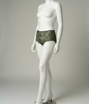 Calcinha modelo Caleçon - Verde Musgo